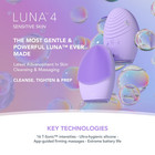 New Foreo Luna 4 Smart Facial Cleansing And Firming Massage Device - Sensitive 