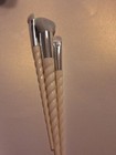 Unicorn Makeup Brush Set With Rainbow Bristles Cosmetic Brushes 3 Piece Kit New