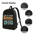 Colorful Graphic Laptop Backpack For College   High School - Fits 15   Laptop