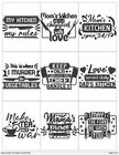 34 Kitchen Quotes Embroidery Machine Designs Pes Jef Hus Exp Dst Vp3 Usb
