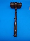 Rosewood Gavel Vintage 11  Long  Judge Court  Auctioneer  Final Decision