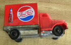 Vintage Tin And Plastic Pepsi Cola Friction Toy Truck