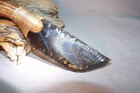 Small Rainbow Obsidian Cody Knife Flint Knapping Black Powder Mountain Coa