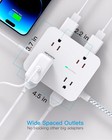 Surge Protector Power Strip - 8 Outlets With 4 Usb  2 Usb C  Charging Ports 