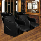 Salon barber Backwash Chair Unit Station  Ceramic Shampoo Bowl Washing Deep Sink