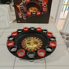 Game Night Roulette Drinking Game Set With 16 Shot Glasses  Open Box