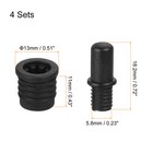 Speaker Grill Guides Plastic Ball And Socket Type 5 8mm Dia Pack Of 4