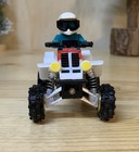 1987 Yamaha Banshee Quad Collectible Display Model   Toy With Mini Figure