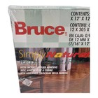 Bruce Simply Natural Chestnut Parquet Flooring 10 Sq Ft Peel   Stick 7 16 12x12