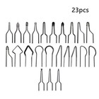 23pcs Wire Wood Burning Tips  Pyrography Tip Nibs Kit  Wood Burner Set Tool F   