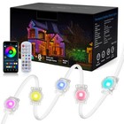 Permanent Outdoor Lights  50ft Smart Rgbicw Outdoor Lights With 30 Triple-led 