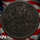 1804 Spiked Chin Draped Bust Half Cent A2008