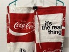 Vintage Coca Cola Bell Bottom Drawstring Beach Pants 37    Length 18    Wide Waist