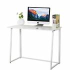Folding Desk Corner Computer Writing Laptop Table Workstation Home Office Desk