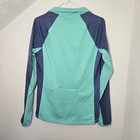 Pink Victoria s Secret Ultimate Half Zip Pullover Mint Blue Colorblock Medium