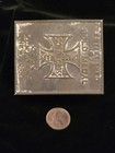 Vintage M c  Mfg Works Silver Medal No 4 Blasting Caps Tin Embossed Empty