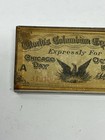 1893 World s Columbian Expo Chicago Day Ticket Framed Lacquered