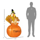 Homcom 4 9ft Inflatable Thanksgiving Turkey