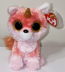 Ty Beanie Boos - Faye The Fox  6 Inch  New Mwmts Plush Stuffed Animal Toy Vhtf