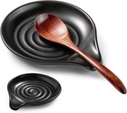 Spoon Rest For Stove Top  6 1  Large Ceramic Spoon Holder For Kitchen pack Of 2 