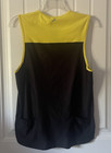 Zoot Mens Tri Tank Performance Sz M Black Yellow Compression Sleeveless Shirt