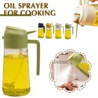 2-in-1 450ml Glass Oil Sprayer And Dispenser Spray Bottle Cooking Dispensers Us