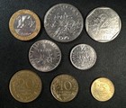 France Coin Lot - Full Set Of Pre-euro French Coins -