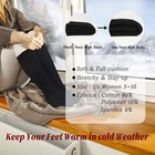 Warm Thick Knee High Socks For Women 4 Pairs Cotton Cushioned Long Socks For