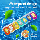 Weekly Medicine Pill Organizer Waterproof 7 Day Large Pill Box Daily Pill Case