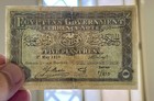 Egypt 5 Piastres 1918 P-161 - Very Rare Old Egyptian Banknote  