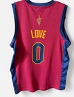 Cleveland Cavaliers Kevin Love 0 Wine Nba Jersey Youth Large Fits Adult Xs