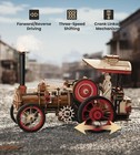 Rokr 3d Wooden Puzzle Steam Engine Mechanical Motorized Train Set Gifts For Boy