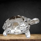 Is4a Fengshui Vastu Original Clear Crystal Turtle 3 Inch Small  Colourless