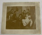 5 Antique Photos Cabinet Cards Family Home Costume Victorian Lady