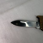 Vintage Railroad Locomotive Steam Engine Train Pocket Knife Stainless Japan
