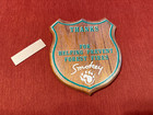 Vintage Original Smokey The Bear Wood Sign Plaque Original Box Never Hung Nos