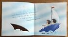 Unused Christmas Boy Girl Angel Sailboat Boat Vintage Greeting Card 1940s 1950s