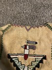 Vintage Antique Native American Leather Indian Beaded Vest
