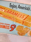Kraft Caramel Candy Bar 1958 Vending Machine Store Display Sign Sticker  4