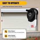 Automatic Garage Roll Up Door Opener Roller Remote Electronic Lift Force 800n