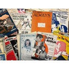 Antique Huge Lot 1890s - Early 1900s Piano Sheet Music Repuropse Scrapbooking Ar