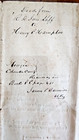 1842 Columbia County Ga Deed State Of Georgia Signed Legal Document