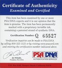 Mike Tyson Autographed Boxing Illustrated Magazine Cover Psa dna Q65527