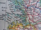 1945 Map Japan Korea Okinawa Taiwan Ryukyu Chosen Kyoto Seoul Tokyo Formosa