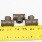 Siam 1 4  Npt Malleable Black Pipe Tee Lot Of 3