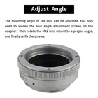 Xpimage Lens Mount Adapter Rangefinder Focus M42 Screw Lens To Leica M Camera