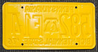 Vintage Pennsylvania  bicentennial State  1976 Car License Plate 582 F14 1 Piece