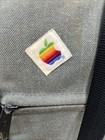 Vintage Apple Macintosh Rainbow Logo Padded Laptop Computer Messenger Bag Case