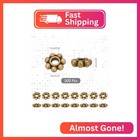 Ph Pandahall 300pcs 6mm Flower Spacer Beads  Antique Bronze Alloy Daisy Spacers