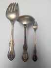 International Sterling Silver   925  Wild Rose Pattern 3-piece Flatware Set